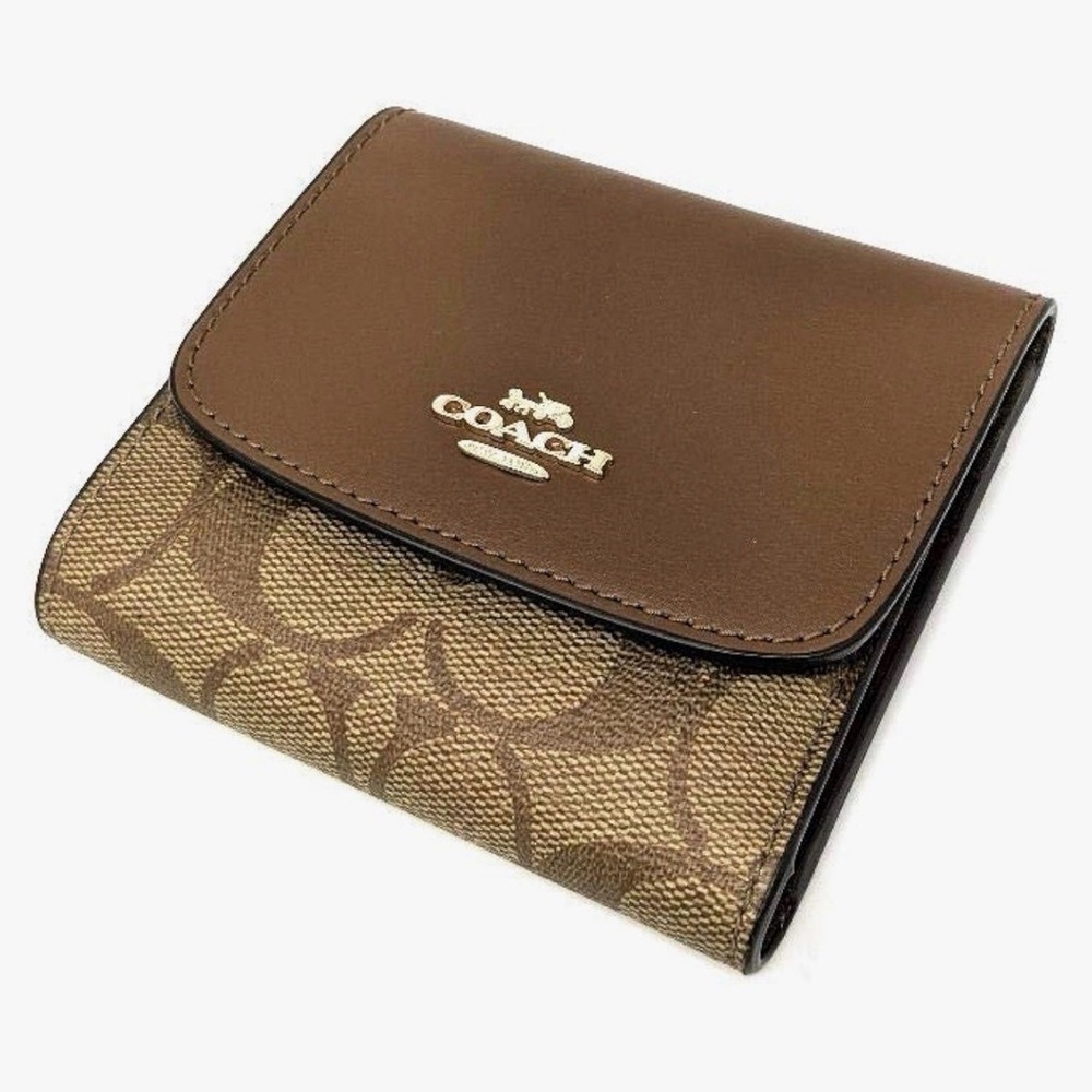 COACH SIGNATURE PVC SMALL WALLET - Picture 6 of 11